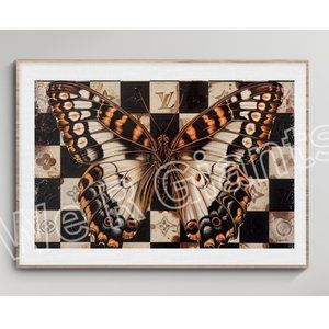 Butterfly Art Print 17x11 Nature Art Print by Denardai